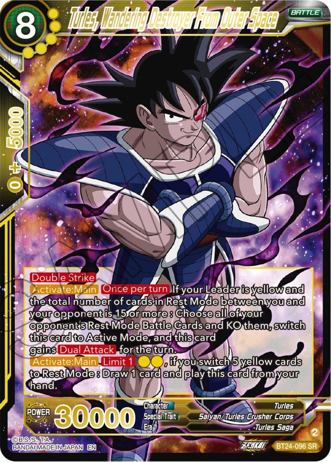 Turles, Wandering Destroyer From Outer Space (BT24-096) [Beyond Generations] - Josh's Cards
