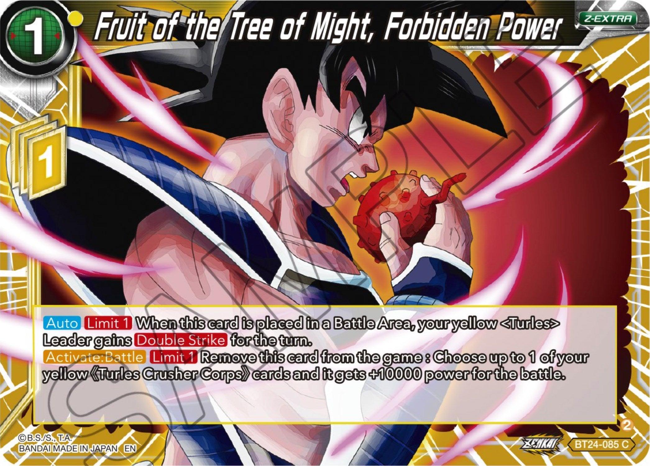 Fruit of the Tree of Might, Forbidden Power (BT24-085) [Beyond Generations] - Josh's Cards