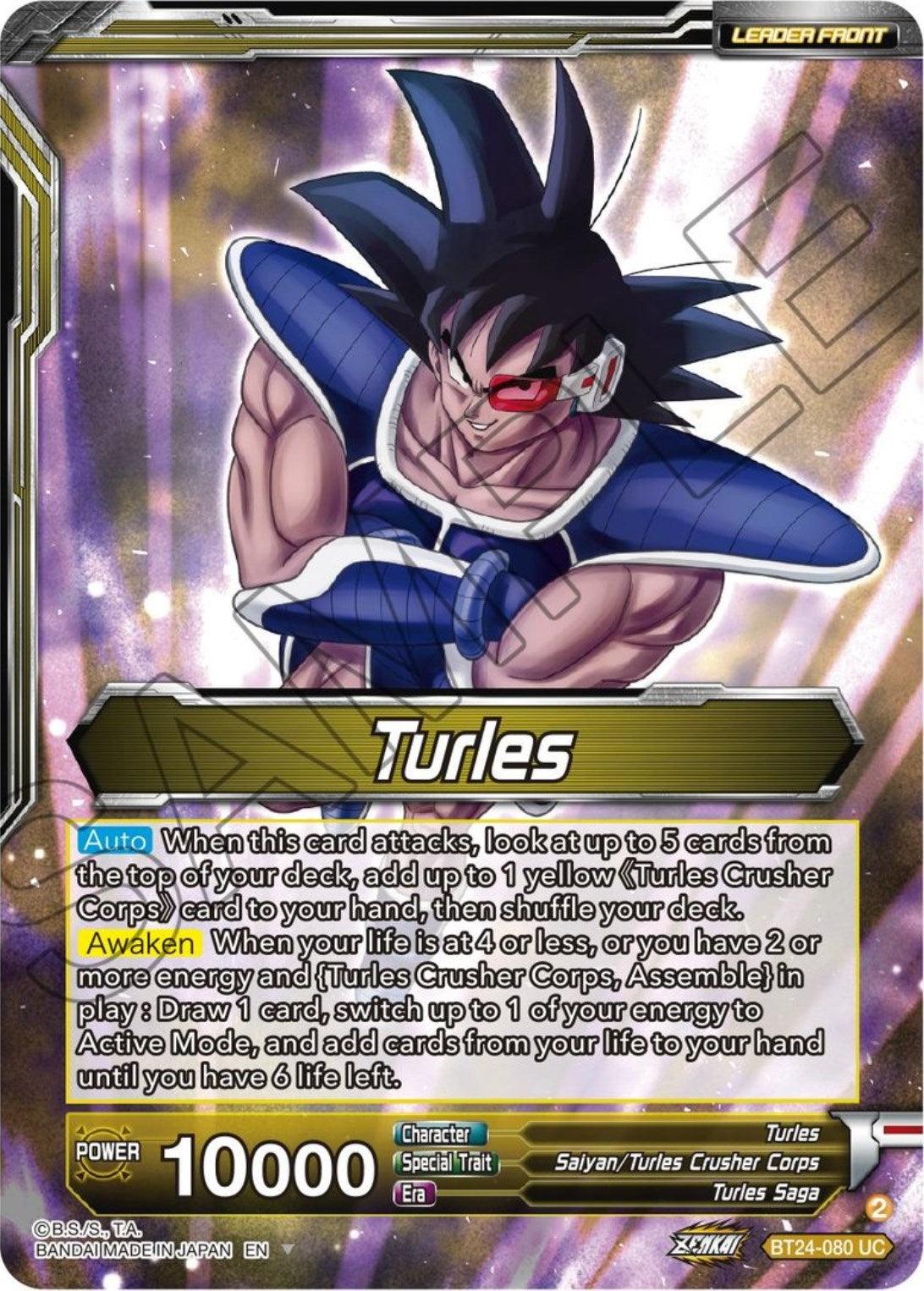 Turles // Turles, Corps Commander (BT24-080) [Beyond Generations] - Josh's Cards