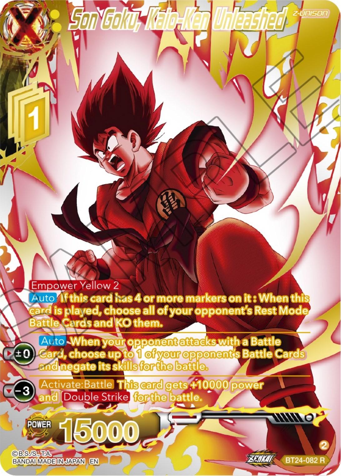 Son Goku, Kaio-Ken Unleashed (Collector Booster) (BT24-082) [Beyond Generations] - Josh's Cards