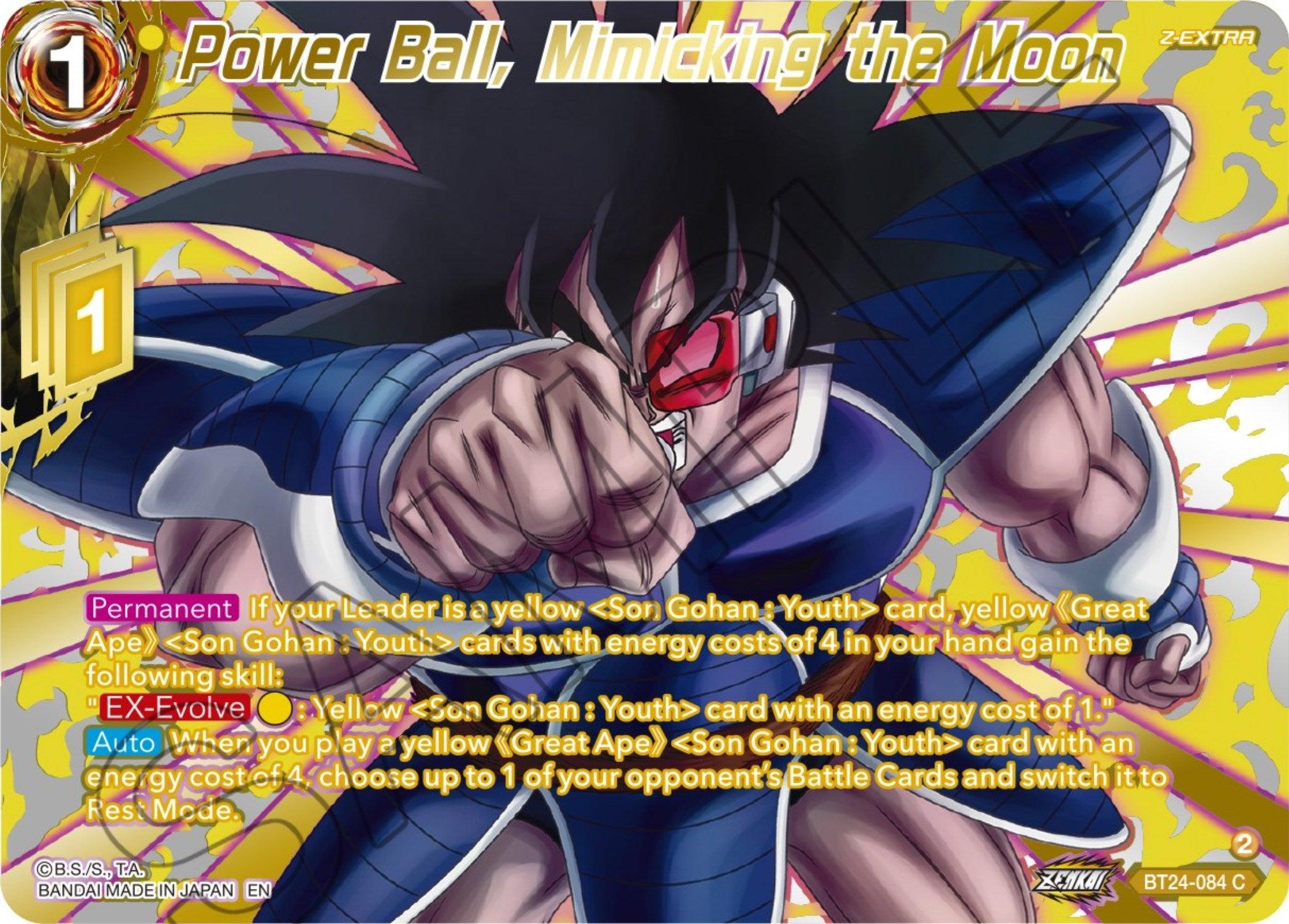 Power Ball, Mimicking the Moon (Collector Booster) (BT24-084) [Beyond Generations] - Josh's Cards