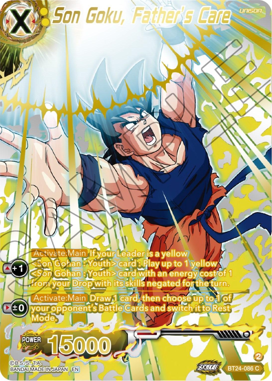 Son Goku, Father's Care (Collector Booster) (BT24-086) [Beyond Generations] - Josh's Cards