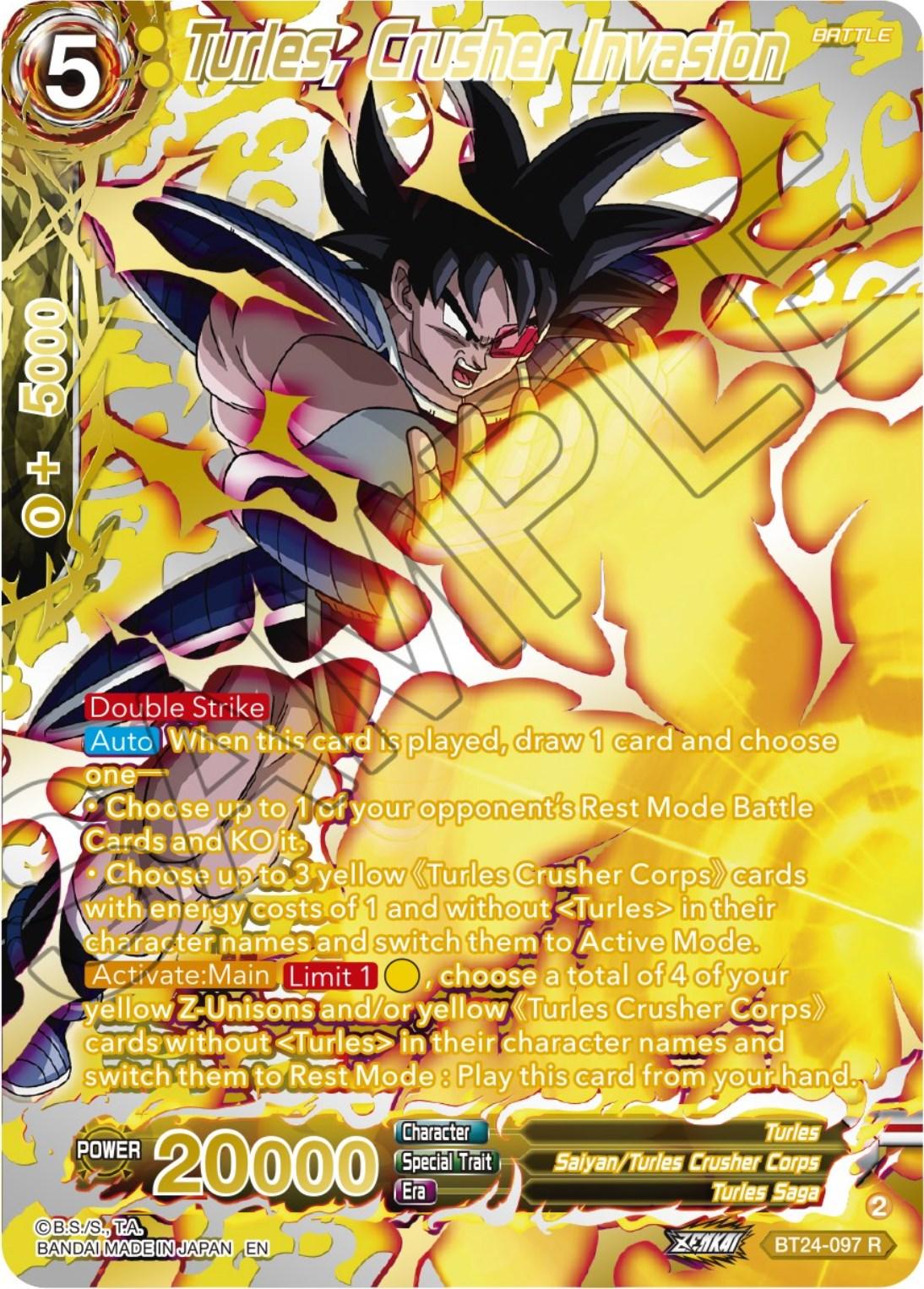 Turles, Crusher Invasion (Collector Booster) (BT24-097) [Beyond Generations] - Josh's Cards