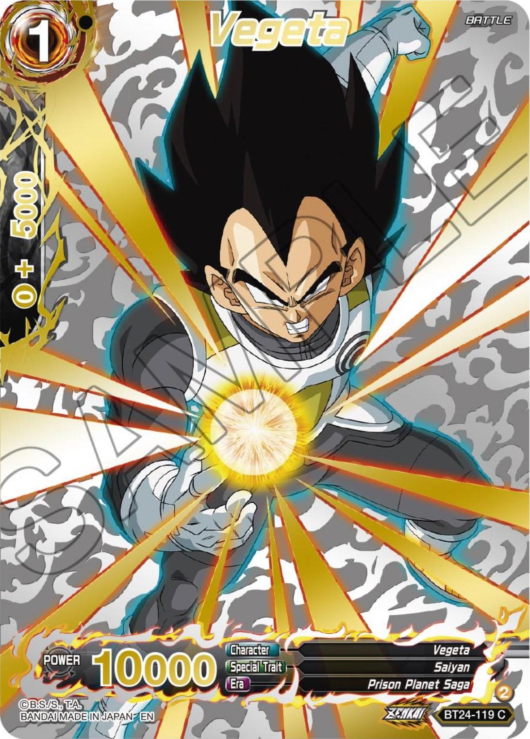 Vegeta (Collector Booster) (BT24-119) [Beyond Generations] - Josh's Cards