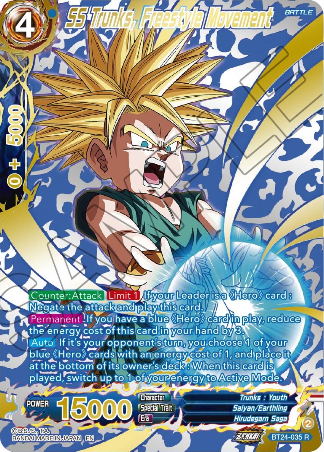 SS Trunks, Freestyle Movement (Collector Booster) (BT24-035) [Beyond Generations] - Josh's Cards