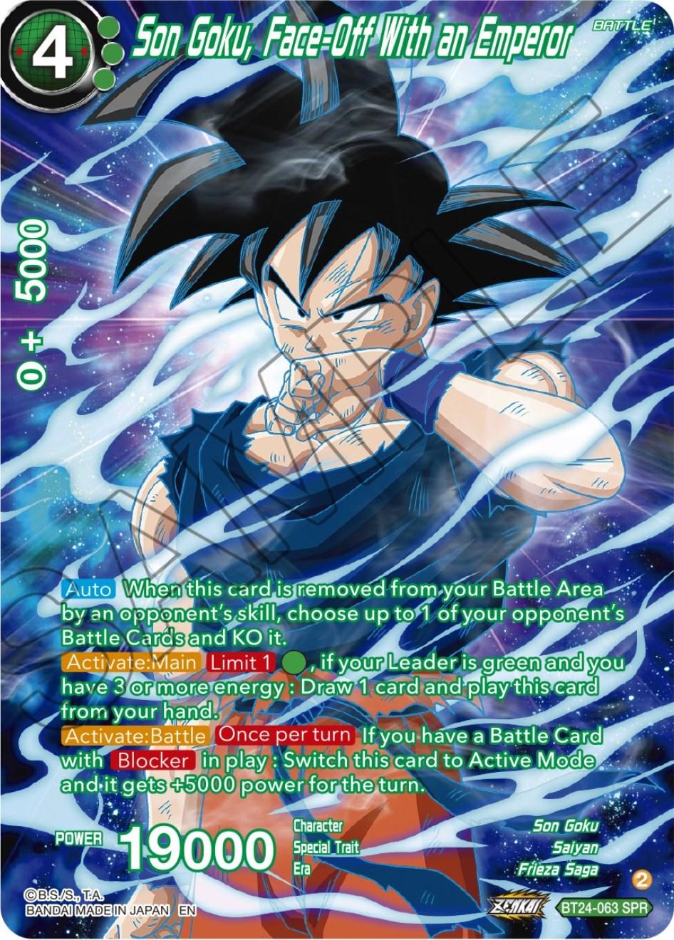 Son Goku, Face-Off With an Emperor (SPR) (BT24-063) [Beyond Generations] - Josh's Cards