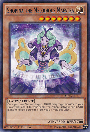 Shopina the Melodious Maestra [MP15-EN131] Rare - Josh's Cards