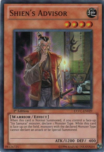 Shien's Advisor [EXVC-EN029] Super Rare - Josh's Cards