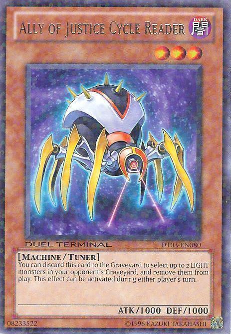 Ally of Justice Cycle Reader [DT03-EN080] Rare - Josh's Cards