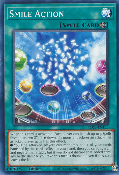 Smile Action [LDS3-EN133] Common - Josh's Cards