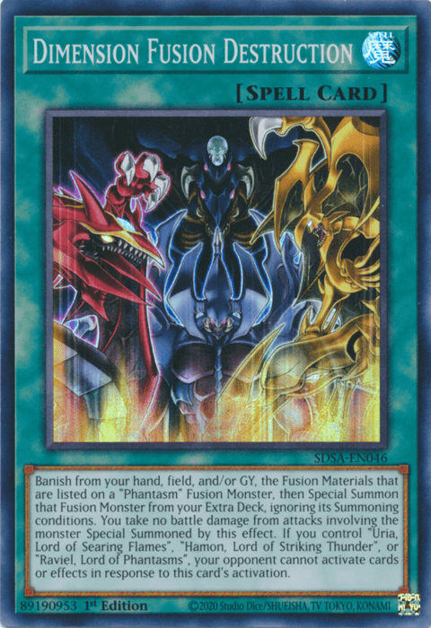Dimension Fusion Destruction [SDSA-EN046] Super Rare - Josh's Cards
