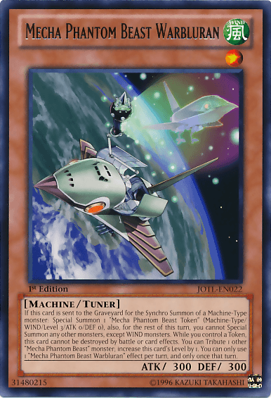 Mecha Phantom Beast Warbluran [JOTL-EN022] Rare - Josh's Cards