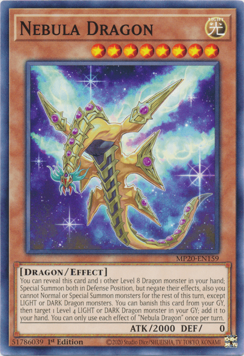Nebula Dragon [MP20-EN159] Common - Josh's Cards