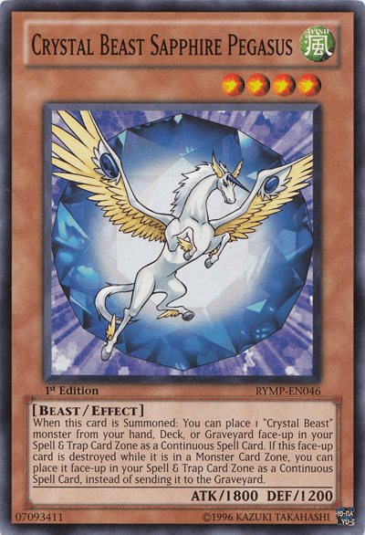 Crystal Beast Sapphire Pegasus [RYMP-EN046] Common - Josh's Cards