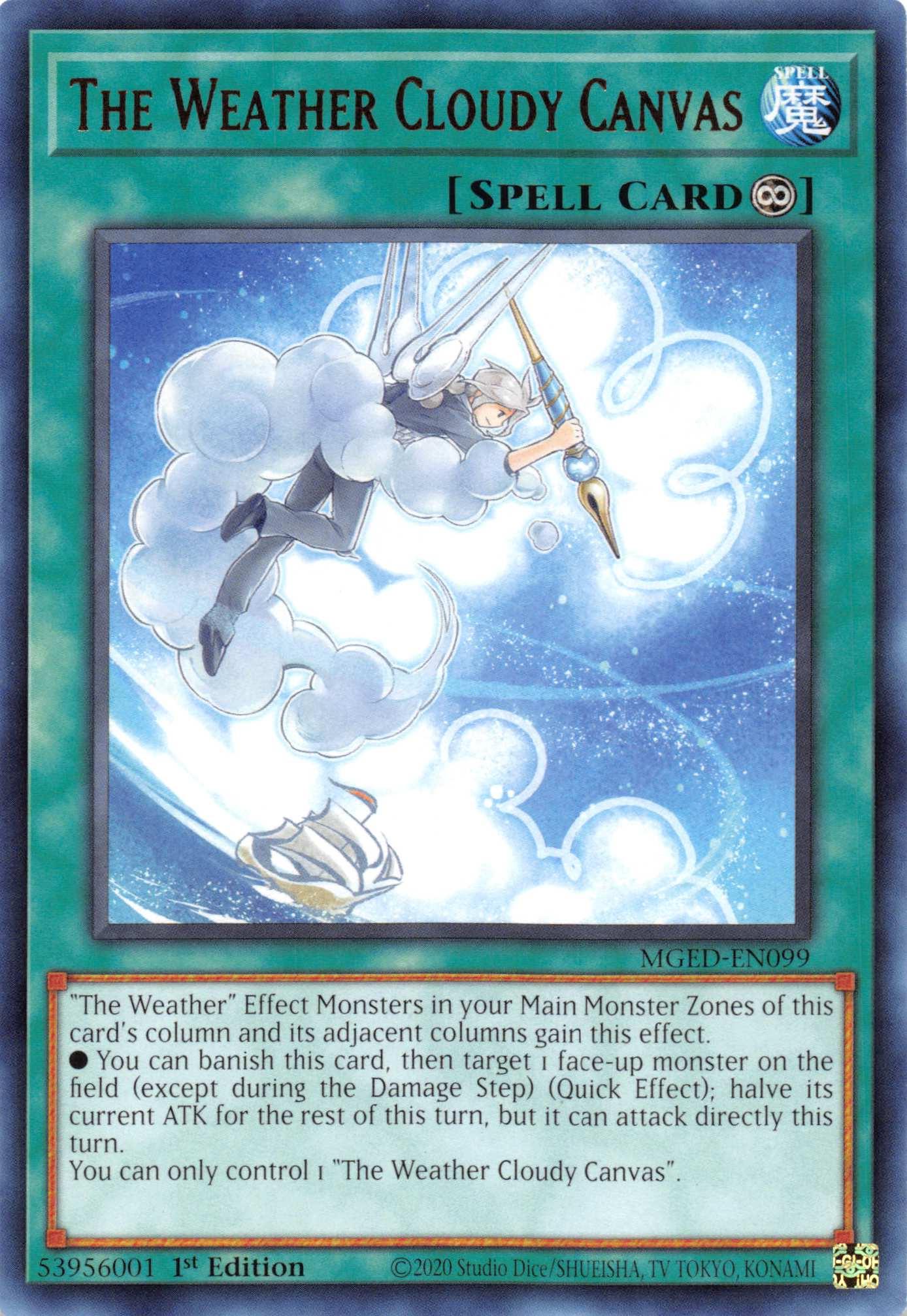 The Weather Cloudy Canvas [MGED-EN099] Rare - Josh's Cards
