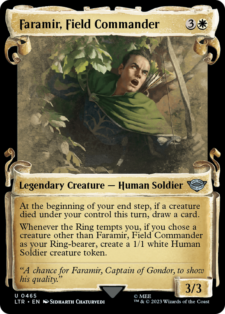 Faramir, Field Commander (LTR-465) - The Lord of the Rings: Tales of Middle-earth: (Showcase) Foil