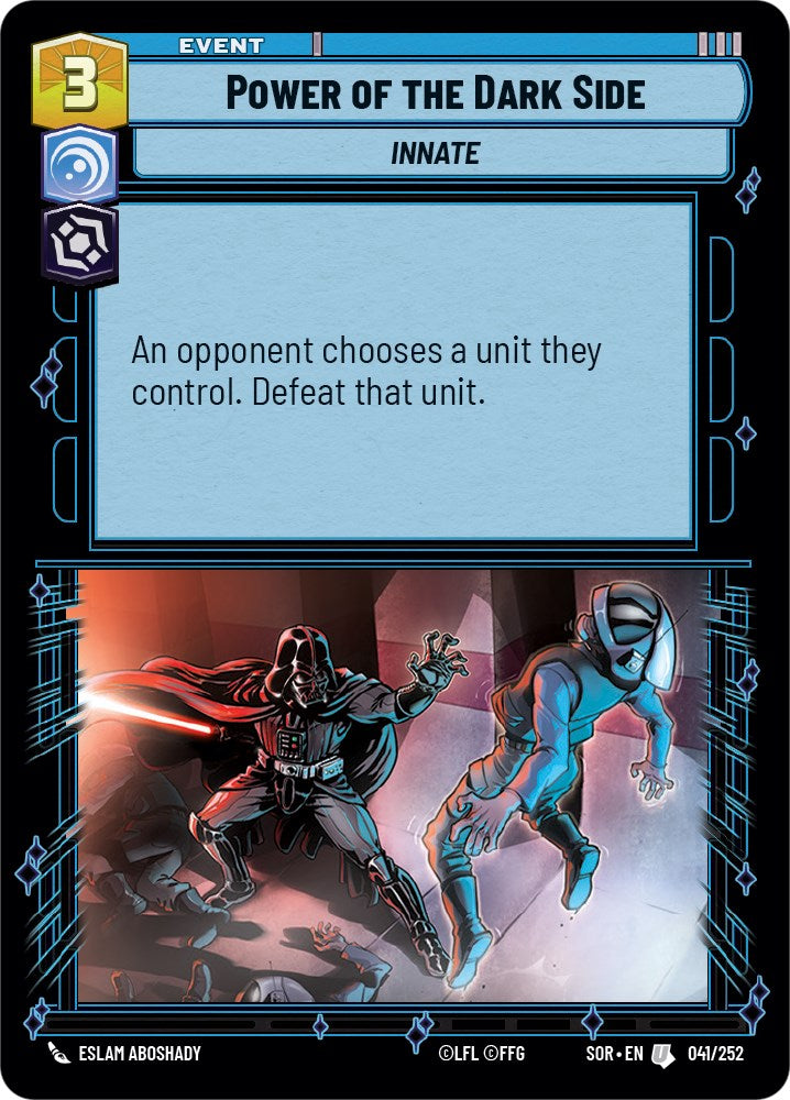 Power of the Dark Side (041/252) - Spark of Rebellion Foil