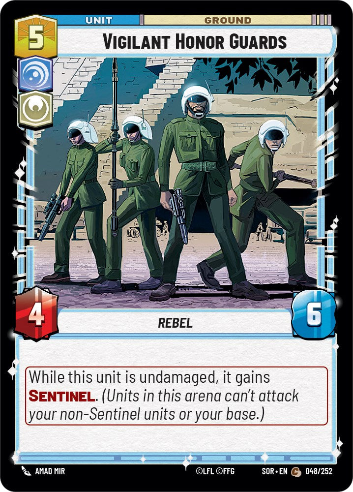 Vigilant Honor Guards (048/252) - Spark of Rebellion Foil