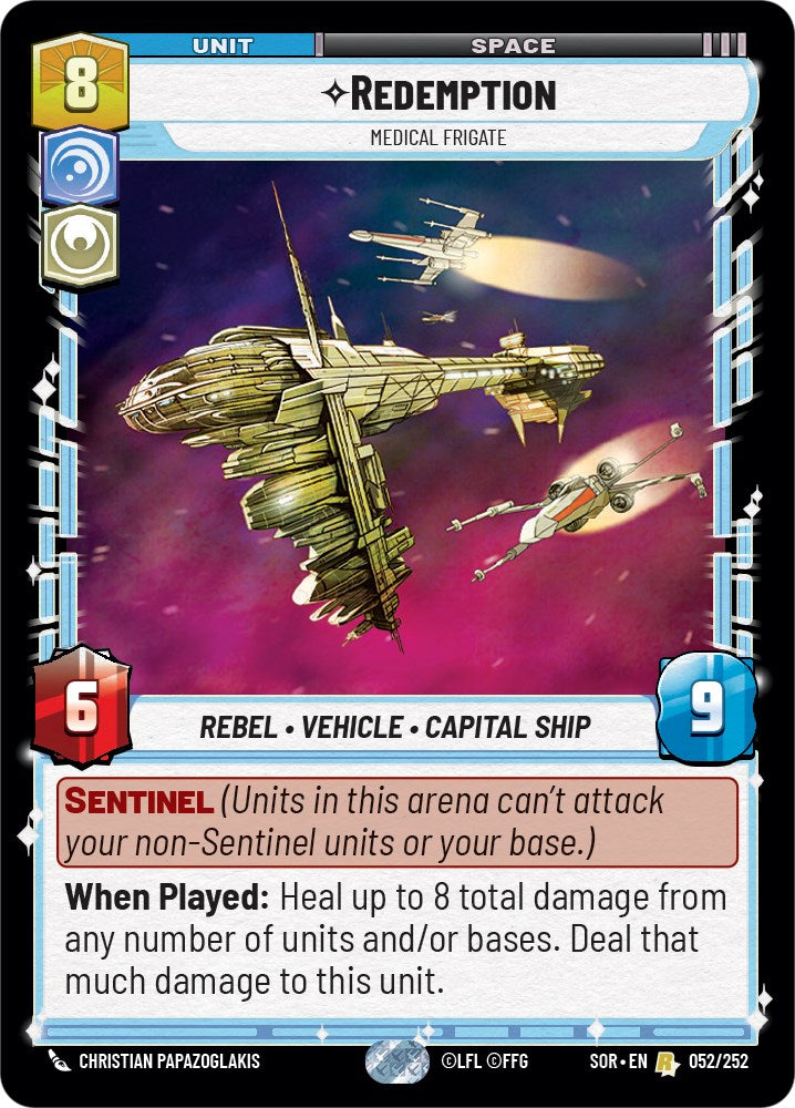 Redemption - Medical Frigate (052/252) - Spark of Rebellion Foil