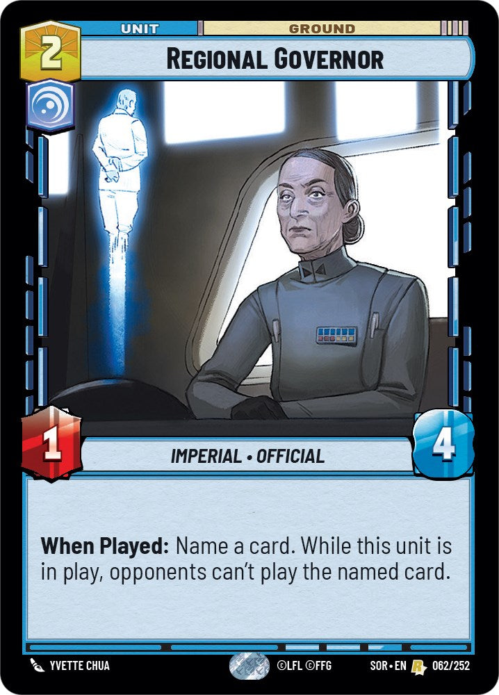Regional Governor (062/252) - Spark of Rebellion Foil