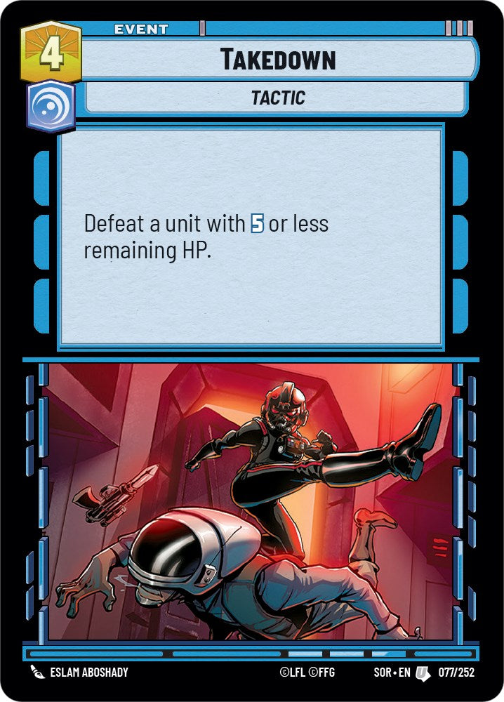 Takedown (077/252) - Spark of Rebellion Foil