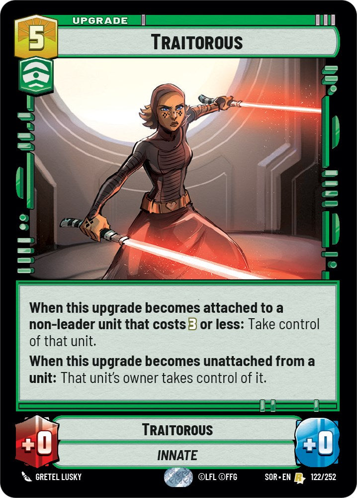 Traitorous (122/252) - Spark of Rebellion Foil