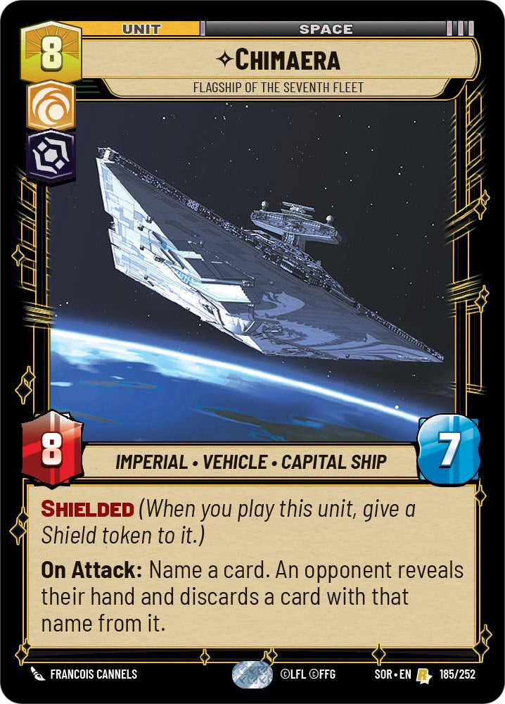 Chimaera - Flagship of the Seventh Fleet (185/252) - Spark of Rebellion Foil