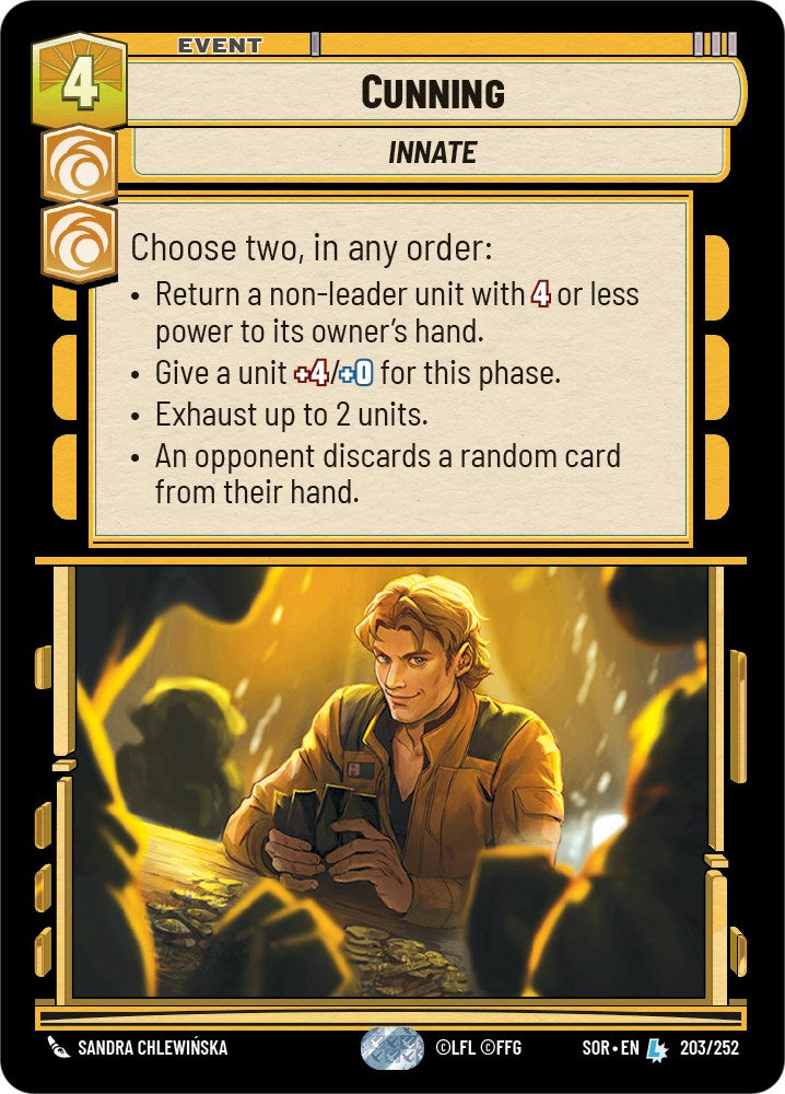 Cunning (203/252) - Spark of Rebellion Foil