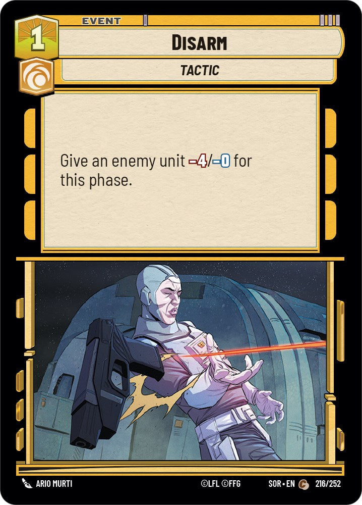 Disarm (216/252) - Spark of Rebellion Foil