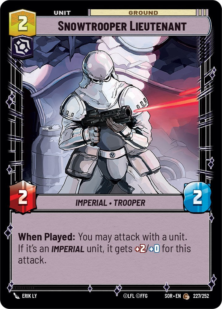 Snowtrooper Lieutenant (227/252) - Spark of Rebellion Foil