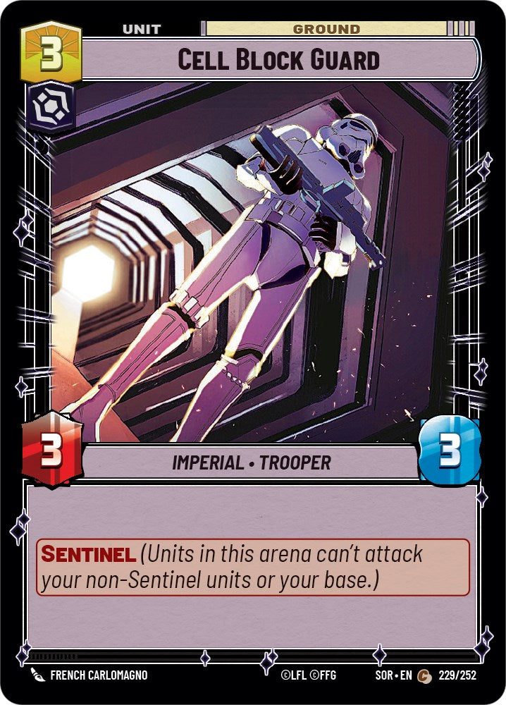 Cell Block Guard (229/252) - Spark of Rebellion Foil