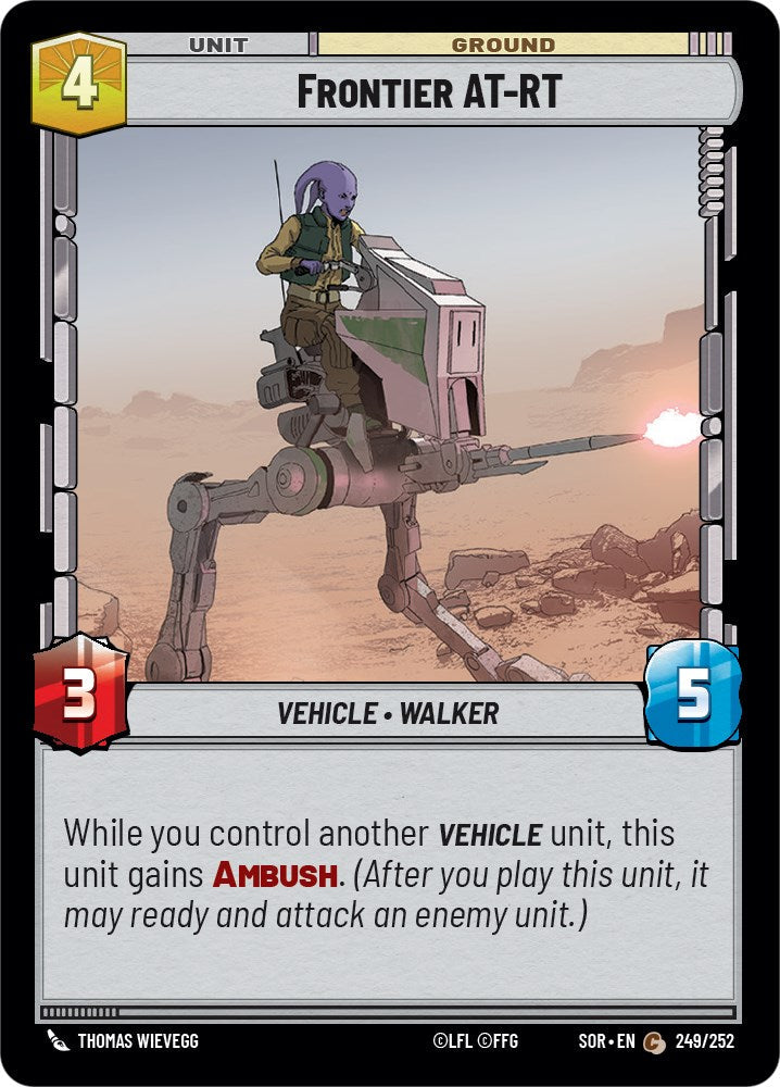 Frontier AT-RT (249/252) - Spark of Rebellion Foil
