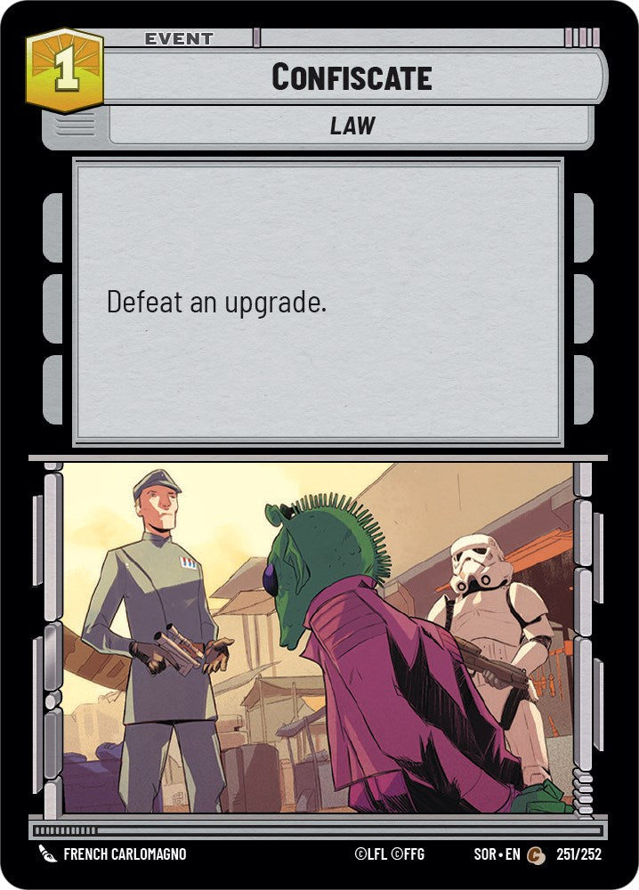 Confiscate (251/252) - Spark of Rebellion Foil