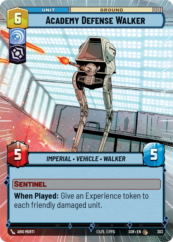 Academy Defense Walker (Hyperspace) (303) - Spark of Rebellion Foil