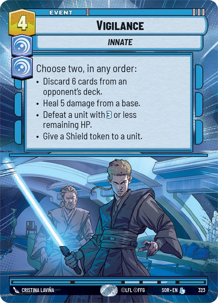 Vigilance (Hyperspace) (323) - Spark of Rebellion Foil
