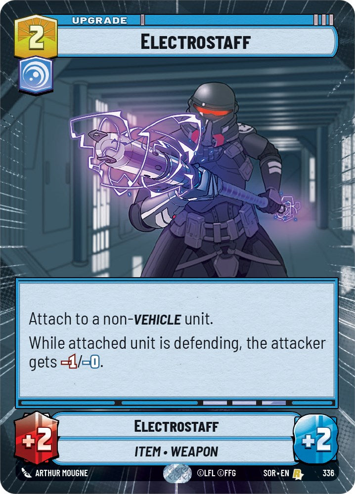 Electrostaff (Hyperspace) (336) - Spark of Rebellion Foil