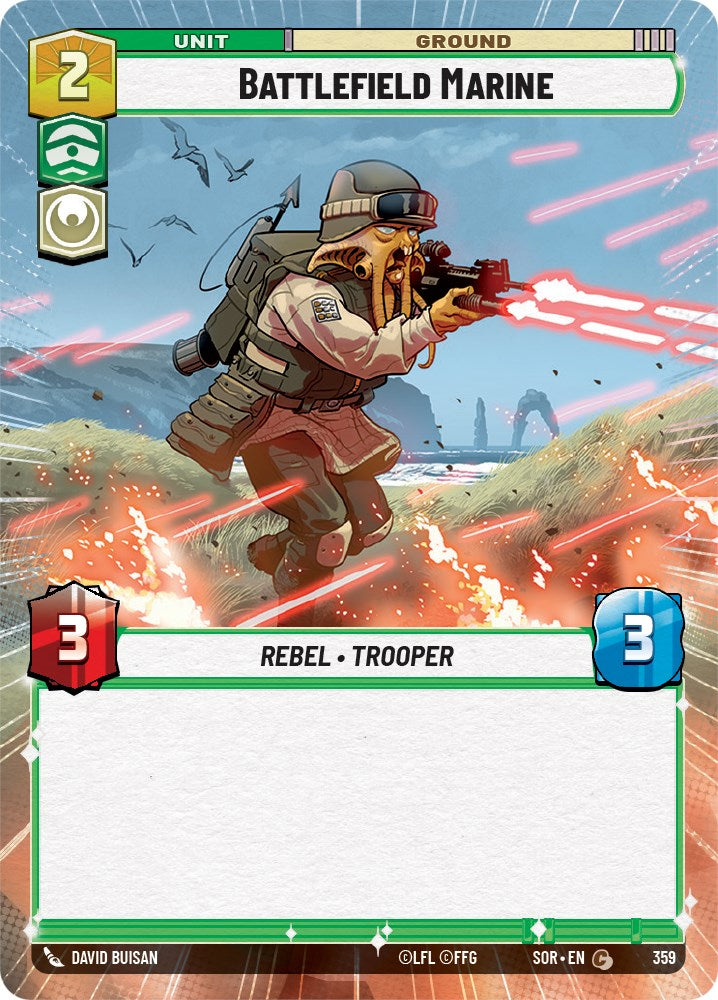 Battlefield Marine (Hyperspace) (359) - Spark of Rebellion Foil