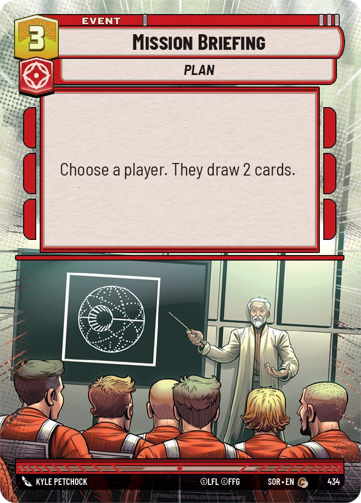 Mission Briefing (Hyperspace) (434) - Spark of Rebellion Foil