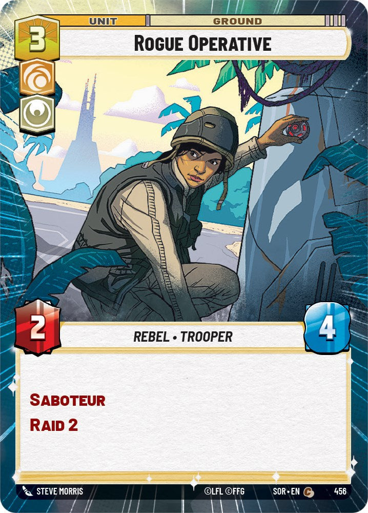 Rogue Operative (Hyperspace) (456) - Spark of Rebellion Foil