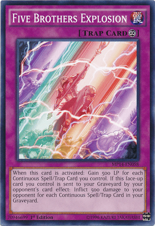Five Brothers Explosion [MP14-EN058] Common - Josh's Cards