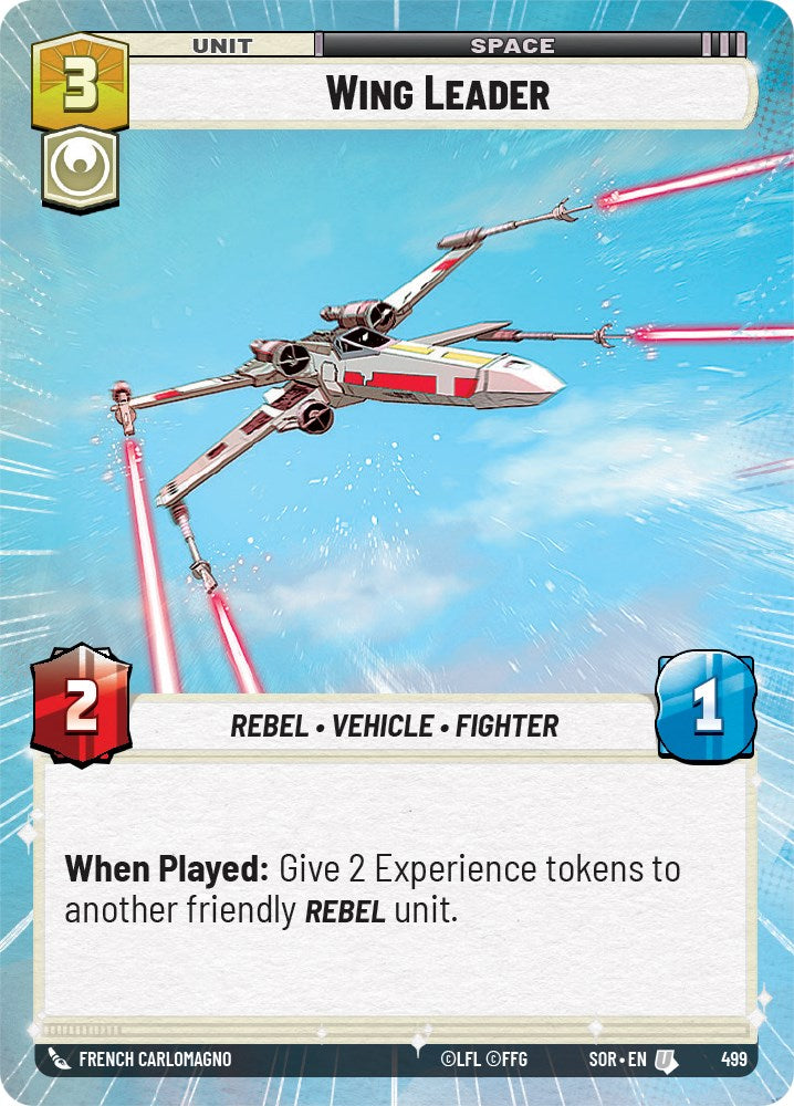 Wing Leader (Hyperspace) (499) - Spark of Rebellion Foil