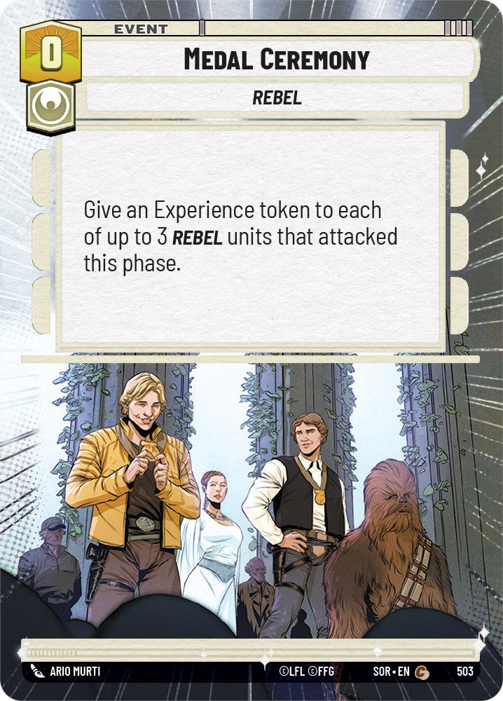 Medal Ceremony (Hyperspace) (503) - Spark of Rebellion Foil