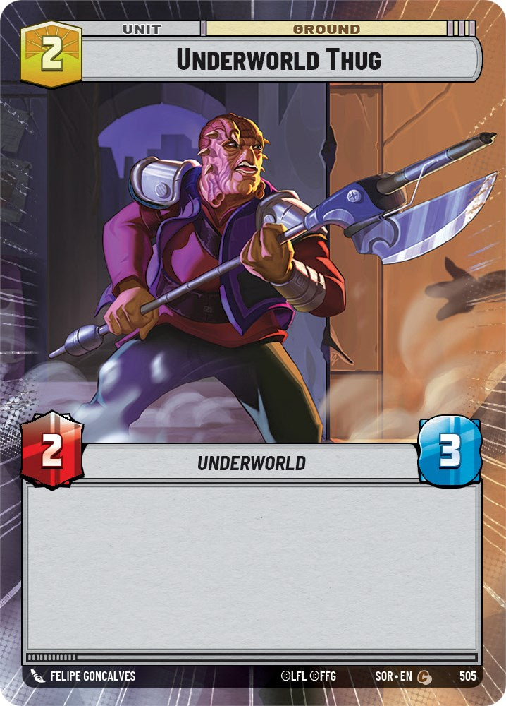 Underworld Thug (Hyperspace) (505) - Spark of Rebellion Foil