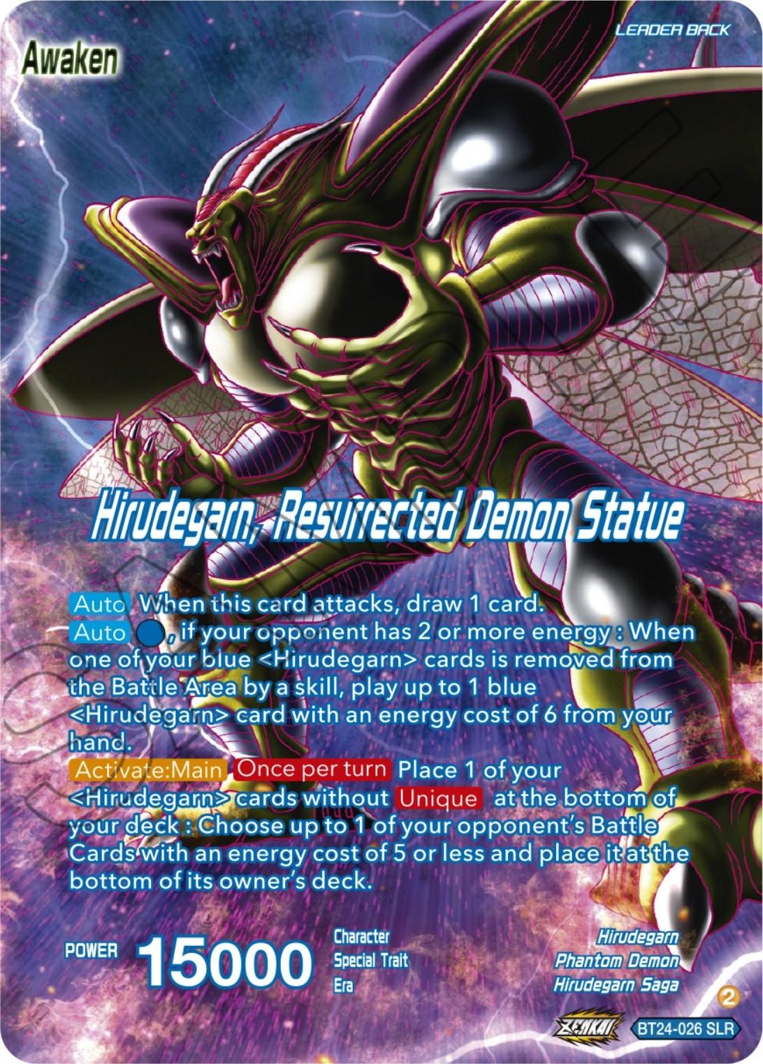 Hirudegarn // Hirudegarn, Resurrected Demon Statue (SLR) (BT24-026) [Beyond Generations] - Josh's Cards