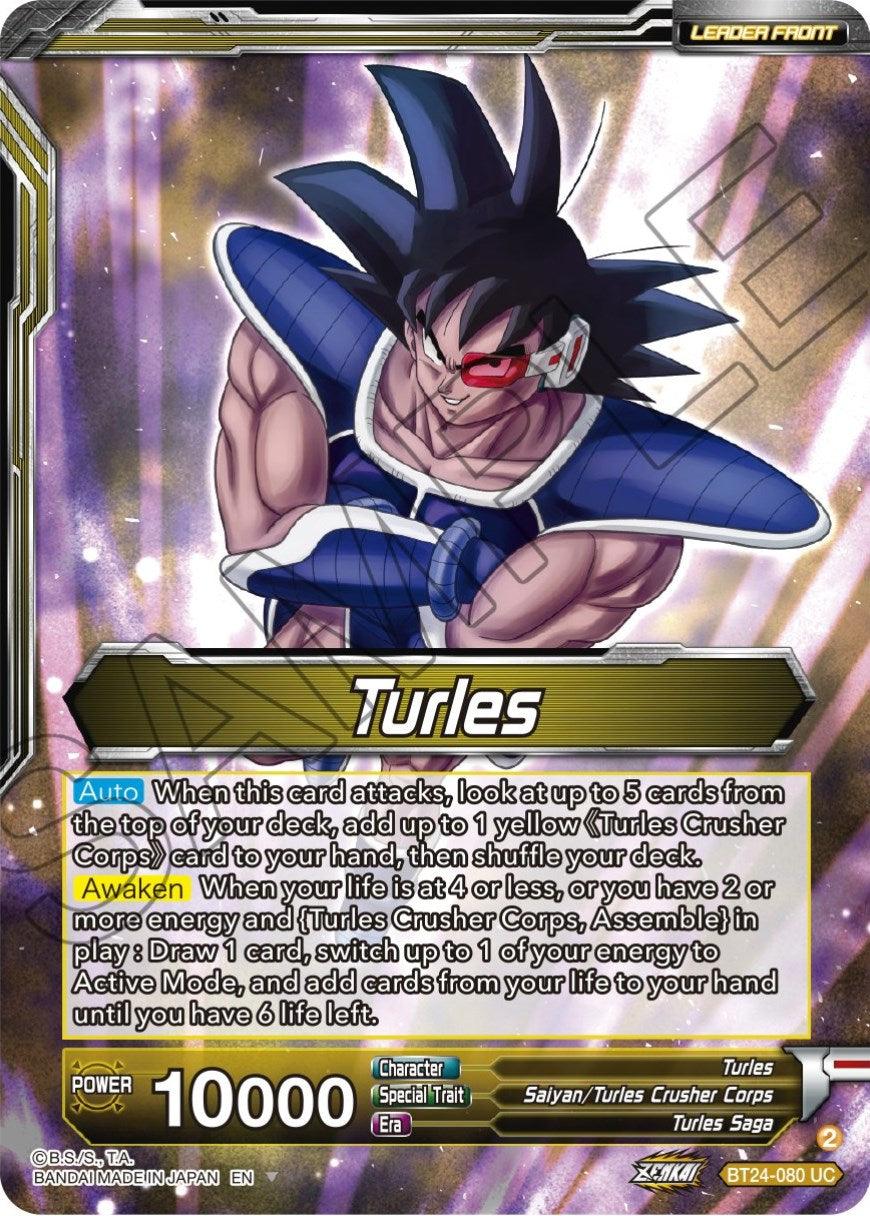 Turles // Turles, Corps Commander (SLR) (BT24-080) [Beyond Generations] - Josh's Cards