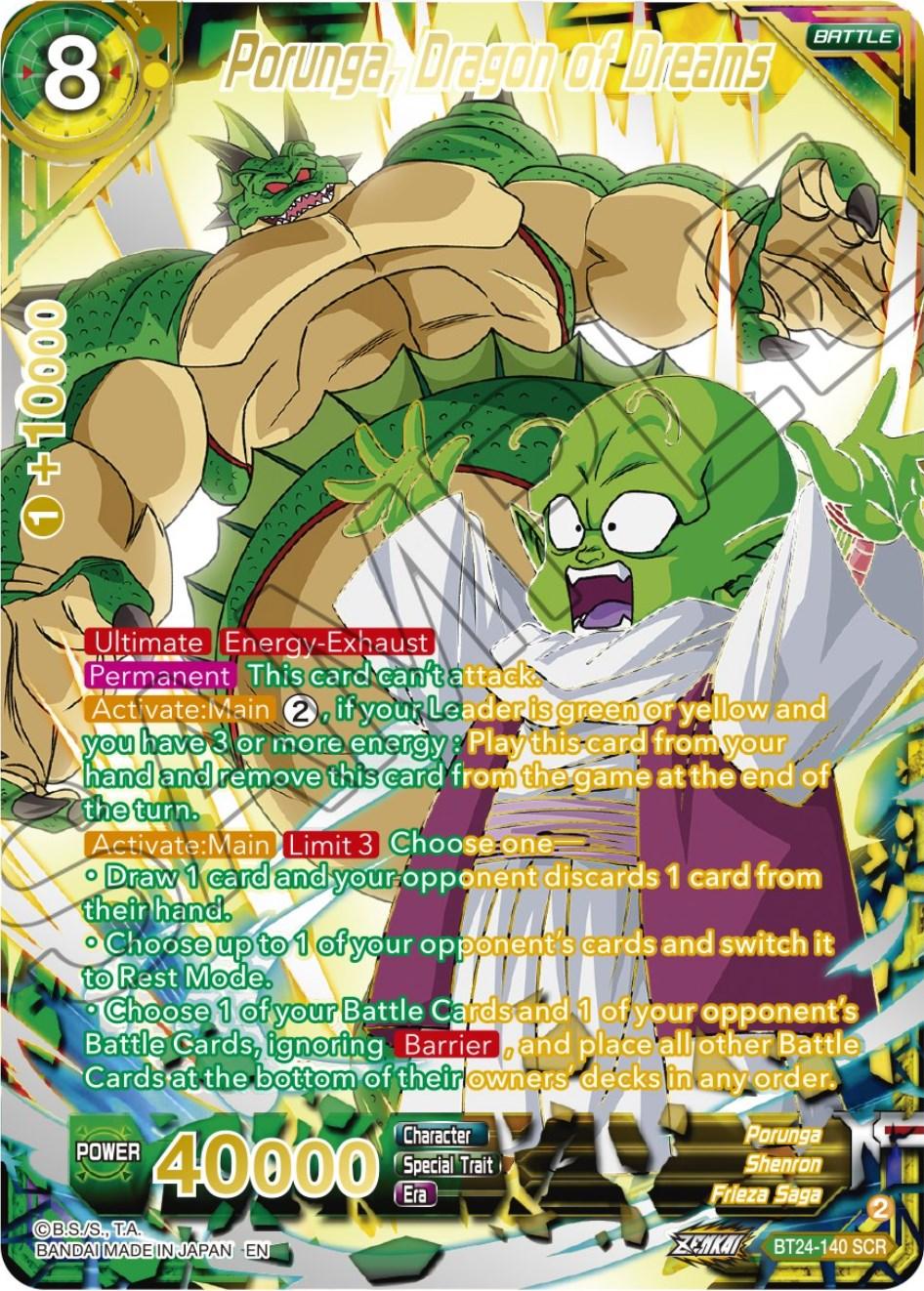 Porunga, Dragon of Dreams (Collector Booster) (BT24-140) [Beyond Generations] - Josh's Cards