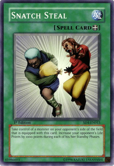 Snatch Steal [SD4-EN015] Common - Josh's Cards