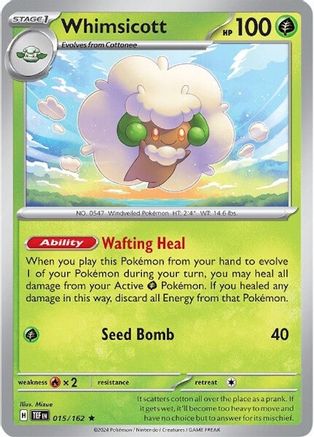 Whimsicott [15] (SV05: Temporal Forces)