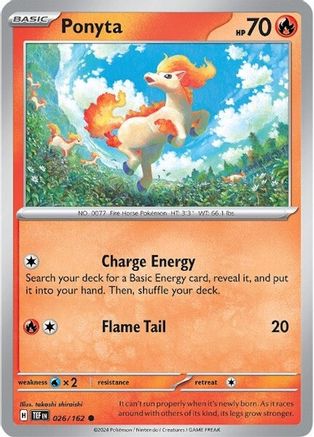Ponyta 026/162 - SV05 Temporal Forces