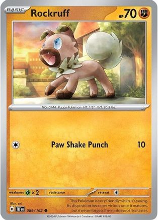 Rockruff 089/162 - SV05 Temporal Forces